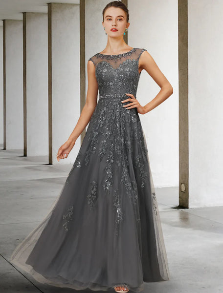 A-Line Mother of the Bride Dress Fall Wedding Guest Dresses Luxurious