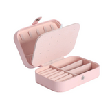 Simple And Convenient Jewelry Storage Box Home Travel Earrings Necklace Ring Jewelry Princess Storage Jewelry Box Spot