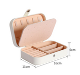 Simple And Convenient Jewelry Storage Box Home Travel Earrings Necklace Ring Jewelry Princess Storage Jewelry Box Spot