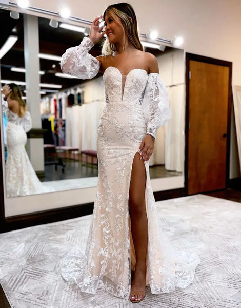 prom dress, lace prom dresses, deep v neck prom dresses, custom make prom dresses，DS4497 main image 1