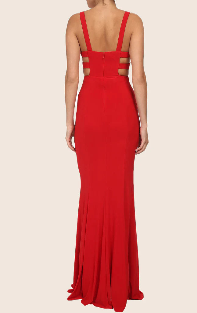 Sheath V Neck Beadings Open Back Short Prom Dresses LBQ0111
