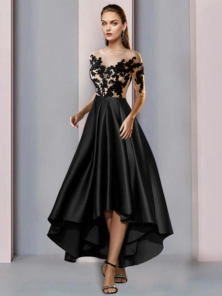 Malina Elegant Illusion A-line Mother of the Bride Dresses