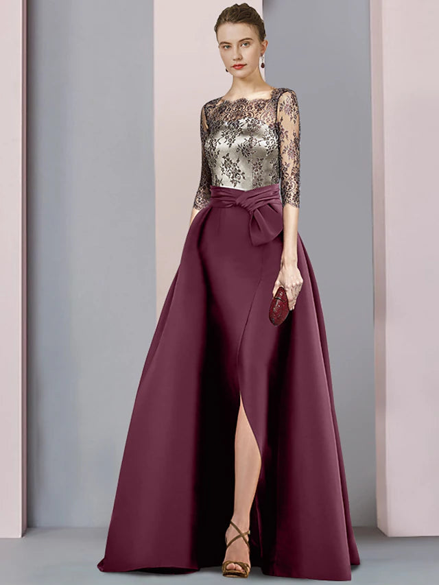 A-Line Sleeveless Pleated Wedding Guest Dresses Mother of the Bride Dresse main image 1