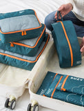 7pcs/set Travel Storage Bag Portable Suitcase Finishing Bag Clothing Storage Bag