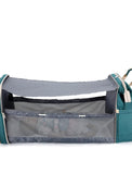 Men's Women's Diaper Bag Functional Backpack Traveling Solid Color Nylon Large Capacity Zipper Black Pink Blue