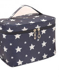 Men's Women's Handbag Cosmetic Bag Polyester Party Daily Large Capacity Breathable Durable Cartoon Pink-Black Pink cherry Blue star