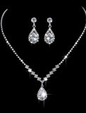 1 set Jewelry Set Drop Earrings For Women's Synthetic Diamond Wedding Party Gift Rhinestone Vintage Geometrical Link / Chain Drop Teardrop