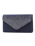 Women's Tri-fold Clutch Bags for Formal Evening Bridal Wedding Party with Crystal / Rhinestone Glitter Shine