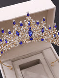 Crown Tiaras Headbands Rhinestone Alloy Wedding Party Retro Sweet With Crystal