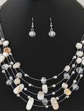 Drop Earrings Necklace / Earrings For Women's Crystal Party Daily Crystal Shell Layered Floating