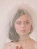 One-tier / Diamond / Rhinestone Decorated Case Wedding Veil Shoulder Veils with Crystals / Rhinestones 23.62 in (60cm) Tulle