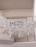 Crown Tiaras Headbands Rhinestone Alloy Wedding Party Retro Sweet With Crystal