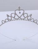 Frozen Fairytale Princess Elsa Crown Crystal tiara Girls' Movie Cosplay Cosplay Halloween Silver Halloween Masquerade Crown