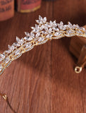 Crown Tiaras Headbands Headpiece Rhinestone Alloy Wedding Party / Evening Retro Sweet With Crystal