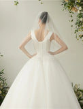 One-tier Wedding Veil Elbow Veils with Faux Pearl 35.43 in (90cm) Tulle