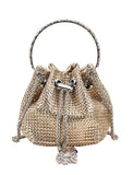 Women's Evening Bag Bucket Bag Clutch Bags for Evening Wedding Party with Crystals Large Capacity