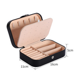 Simple And Convenient Jewelry Storage Box Home Travel Earrings Necklace Ring Jewelry Princess Storage Jewelry Box Spot