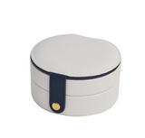 Mini Travel Jewelry Case Small Jewelry Box Portable Jewelry Travel Ogranizer Display Jewelry Storage Case for Rings Earring Necklace Bracelet Gift for Women Girls