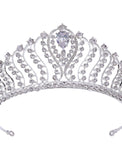 Crown Tiaras Alloy Wedding Party Bridal Shiny With Sparkling Glitter Headpiece Headwear