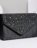 Women's Tri-fold Clutch Bags for Formal Evening Bridal Wedding Party with Crystal / Rhinestone Glitter Shine