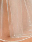 One-tier / Birthday Wedding Veil Elbow Veils with Pure Color 23.62 in (60cm) Lace / Tulle