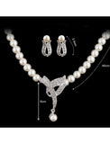 Bridal Jewelry Sets 1 set Imitation Pearl Rhinestone 1 Earrings Women's Elegant Fashion Jewelry Set For Party Wedding Gift / Engagement