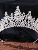 Crown Tiaras Headbands Rhinestone Alloy Wedding Party Retro Sweet With Crystal