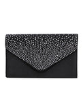 Women's Tri-fold Clutch Bags for Formal Evening Bridal Wedding Party with Crystal / Rhinestone Glitter Shine