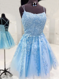 A Line Short Lace Prom Dresses Formal Graduation Homecoming Dresses