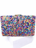 Women's Evening Bag Clutch Bags Polyester Wedding Party Lightweight Color Block