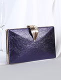 Women's Clutch Bags Polyester for Evening Bridal Wedding Party with Chain Solid