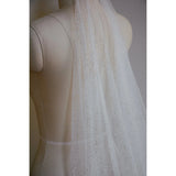 One-tier / Sparkle & Shine Wedding Veil Cathedral Veils with Sequin 157.48 in (400cm) Tulle