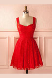 Simple Mid Back Sweetheart Homecoming Dress With Appliques