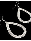 Women's Crystal Drop Jewelry Classic Precious Stylish Simple Earrings Jewelry Silver / Gold For Wedding Party 1 Pair