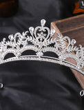 Crown Tiaras Headbands Headpiece Rhinestone Alloy Wedding Party / Evening Retro Sweet With Crystal