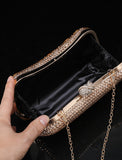 Women's Girls' Clutch Clutch Bags Alloy 2 Pieces Purse Set Party / Evening Bridal Shower Wedding Party Glitter Crystals Solid Color Geometric Rhinestone