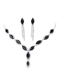 Necklace 1 set Crystal Rhinestone Alloy 1 Necklace Earrings Women's Luxury Classic Gypsophila U Shaped Jewelry Set For Party Wedding