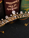 Crown Tiaras Hair Accessory Rhinestone Alloy Wedding Evening Wedding Princess With Metal Crystals