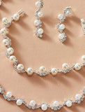 1 set Jewelry Set For Women's Anniversary Prom Imitation Pearl Rhinestone Plaited Wrap Ball / Beach