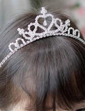 Frozen Fairytale Princess Elsa Crown Crystal tiara Girls' Movie Cosplay Cosplay Halloween Silver Halloween Masquerade Crown