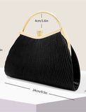 Women's Clutch Evening Bag Clutch Bags PU Leather for Evening Bridal Wedding Party with Rhinestone Large Capacity