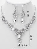 1 set Jewelry Set For Women's Wedding Anniversary Party Alloy