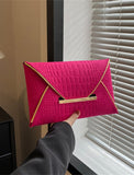 Women's Clutch Bags PU Leather for Bridal Wedding Party Breathable Durable Solid Color