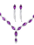 Jewelry Set Bridal Jewelry Sets For Women's Wedding Gift Formal Alloy