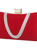 womens evening bag clutch diamonds suede handbag shoulder for wedding purse bridal prom party