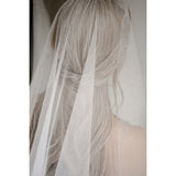 One-tier / Sparkle & Shine Wedding Veil Cathedral Veils with Sequin 157.48 in (400cm) Tulle