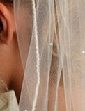 One-tier / Birthday Wedding Veil Elbow Veils with Pure Color 23.62 in (60cm) Lace / Tulle