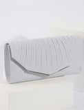 Women's Evening Bag Clutch Bags Polyester for Evening Bridal Wedding Party with Chain in Solid Color