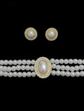 Jewelry Set 1 set Imitation Pearl Rhinestone 1 Necklace Earrings Women's Elegant Layered Jewelry Set For Wedding Party Wedding Guest