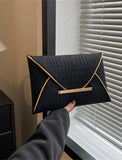 Women's Clutch Bags PU Leather for Bridal Wedding Party Breathable Durable Solid Color